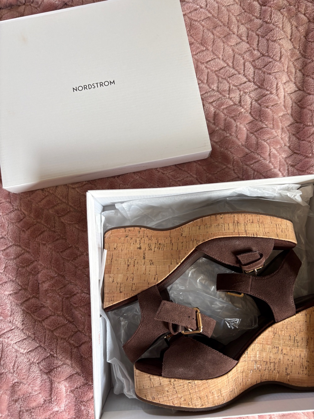 Brown Wedge Sandals